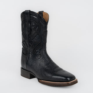 Bota Rio Grande Harbor Panza De Avestruz Negro Caballero