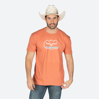 Playera Kimes Ranch Banquet Heather Redwood Caballro