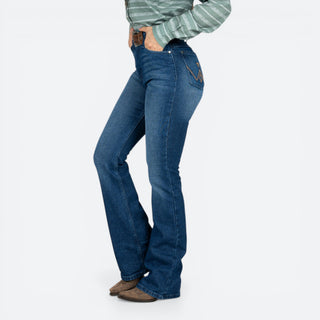 Jeans Wrangler Flare Dama