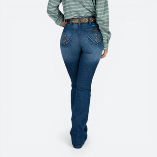 Jeans Wrangler Flare Dama
