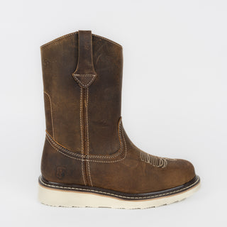 Bota Padilla GA252 Crazy Tabaco Casco Termoplástico Caballero