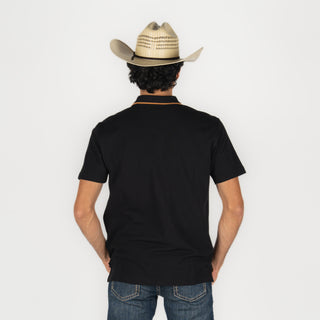 Playera Polo Kimes Ranch Capitán Black Caballero