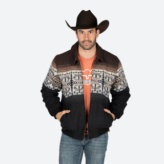 Chamarra Panhandle Aztec Brown Caballero