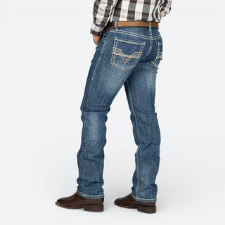 Jeans Rock & Roll Denim Revolver Straight Dark Vintage Cabalero