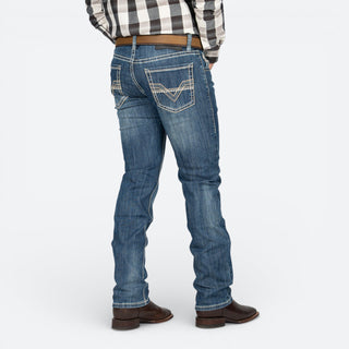 Jeans Rock & Roll Denim Revolver Straight Dark Vintage Cabalero