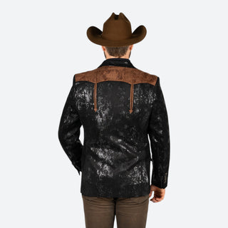 Saco Vaquero Barabas Negro Café Caballero