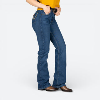 Jeans Wrangler Retro High Rise Dama