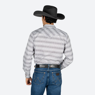 Camisa Rodeo Aztec Blanco Caballero
