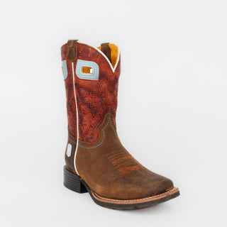 Bota Nokota Thor 18 Bisonte Miel Cuarzo Orange Niño