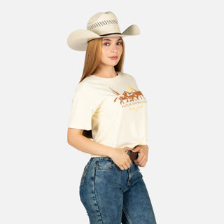 Blusa Kimes Ranch Plains Stampede Ivory Dama