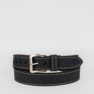 Cinturón Martelli Piel Negro Bul Caballero