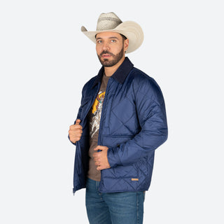 Chamarra Rock & Roll Denim Navy Caballero