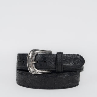 Cinturón Martelli Cincelado Negro Dama