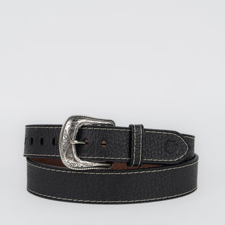 Cinturón Martelli Piel Bul Negro Caballero