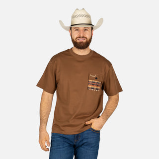 Playera McAllen Crew Camel Caballero