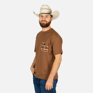 Playera McAllen Crew Camel Caballero