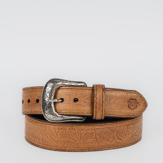 Cinturón Martelli Cincelado Miel Dama