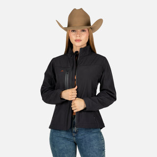 Chamarra Denver Softshell Black Dama