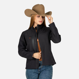 Chamarra Denver Softshell Black Dama
