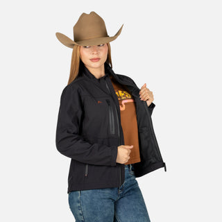Chamarra Denver Softshell Black Dama