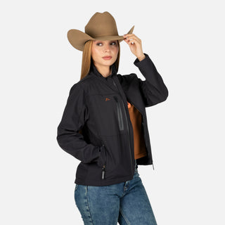 Chamarra Denver Softshell Black Dama