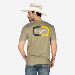 Playera Kimes Ranch Framework Light Olive Caballero
