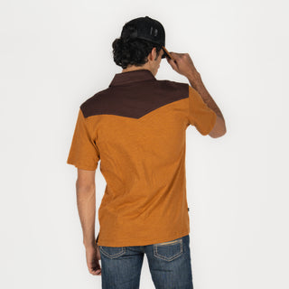 Playera Polo Kimes Ranch Brown Caballero
