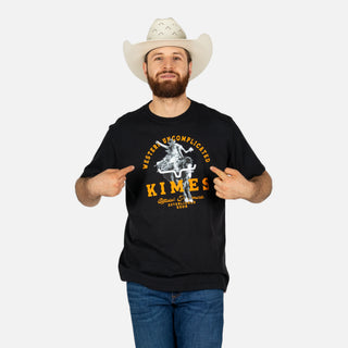 Playera Kimes Ranch Break Through Black Caballero