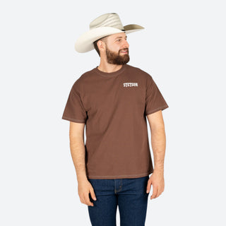 Playera Stetson Choco Caballero