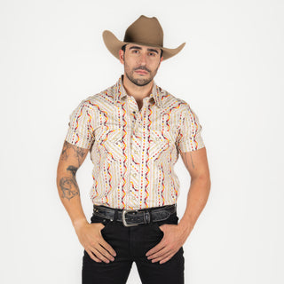 Camisa Rock & Roll Denim Natural Caballero