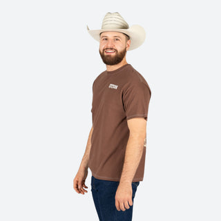 Playera Stetson Choco Caballero
