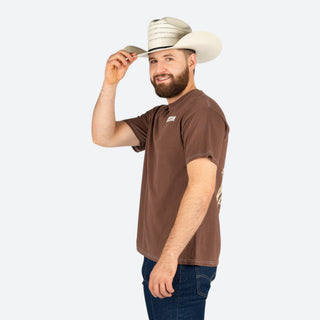 Playera Stetson Choco Caballero