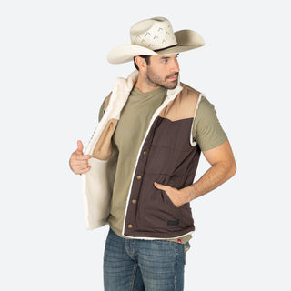 Chaleco Rock & Roll Darck Brown Caballero