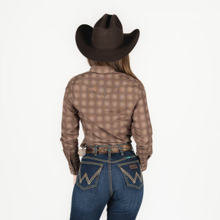 Camisa Rodeo Estampado Kaki Dama