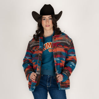 Chamarra Kimes Ranch Red Rocks Mid Blue Dama