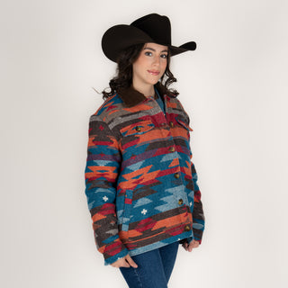 Chamarra Kimes Ranch Red Rocks Mid Blue Dama