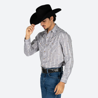 Camisa Rodeo Estampado Caballero