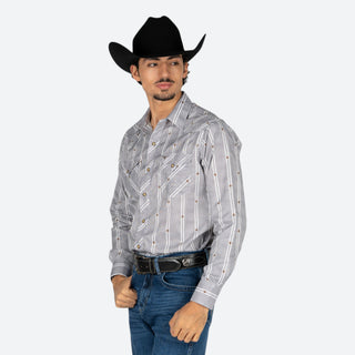 Camisa Rodeo Estampado Caballero
