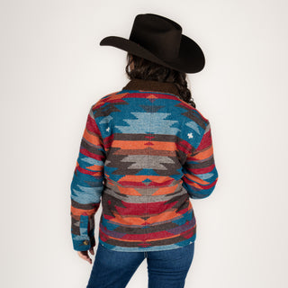 Chamarra Kimes Ranch Red Rocks Mid Blue Dama