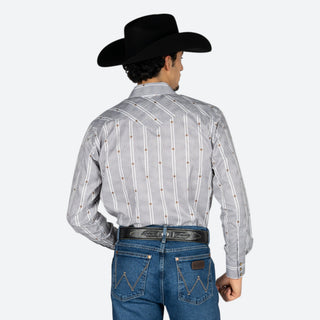Camisa Rodeo Estampado Caballero