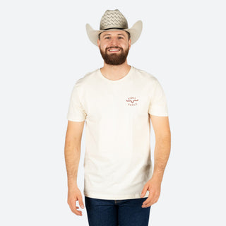 Playera Kimes Ranch Flying High Natural Caballero