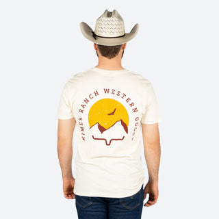 Playera Kimes Ranch Flying High Natural Caballero