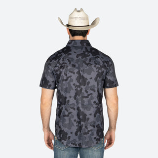 Camisa Rock & Roll Denim Tek Western Black Caballero