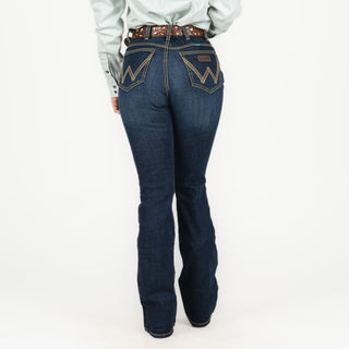 Jeans Wrangler Flare Cintura Alta Dama