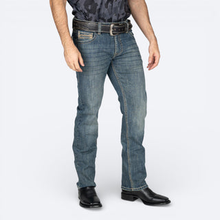 Jeans Rock & Roll Denim Revolver Straight Medium Vintage Caballero