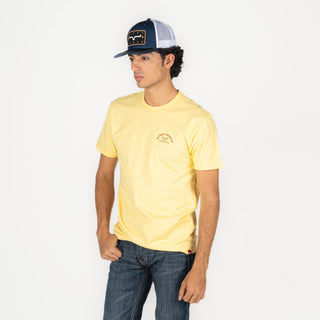 Playera Kimes Ranch Cantor Banana Caballero