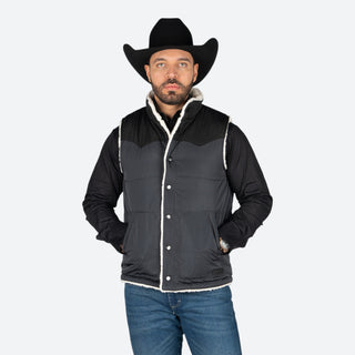 Chaleco Rock & Roll Charcoal Black Caballero