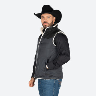 Chaleco Rock & Roll Charcoal Black Caballero