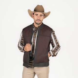 Chaleco Cuadra Doble Vista Borrego Matna Black Caballero