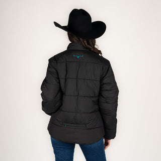 Chamarra Kimes Ranch Valencia Puffy Black Dama